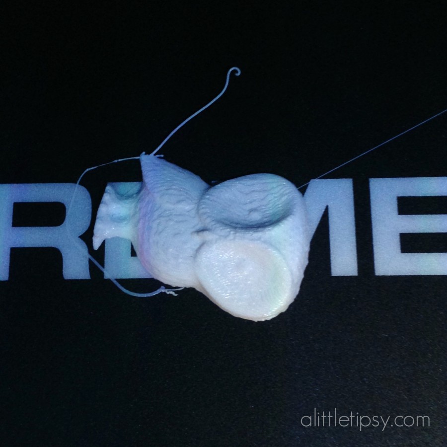 3D print Owl using HP Sprout and Dremel Idea Builder