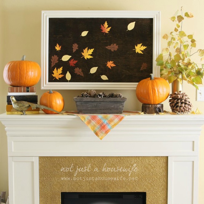 DIY Fall Decor with Not Just a Housewife